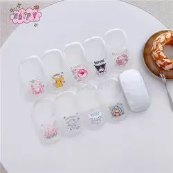 卡通透明硅膠滑鼠保護套