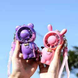 匙扣卡通迷你風扇