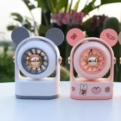 萌熊檯面小風扇