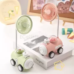 火車多功能筆刨檯面風扇