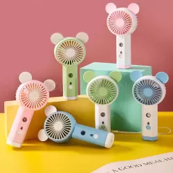 噴霧卡通便攜迷你風扇