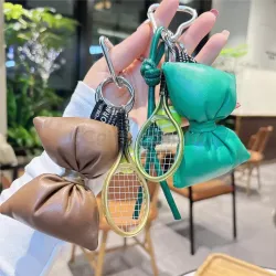 皮繩蝴蝶結掛飾 HK$23.9