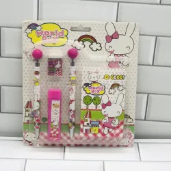 卡通文具五件套套裝