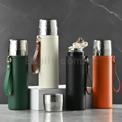 錘紋蓋不銹鋼保溫杯 