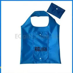 滌綸摺疊購物袋 弧形手提