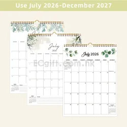 新款2027英文版掛歷
