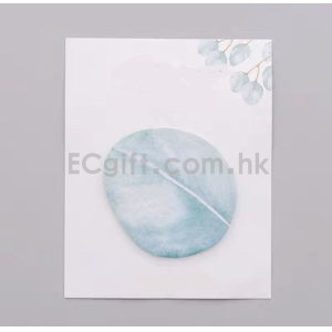 2040 - 水粉籃葉便利貼