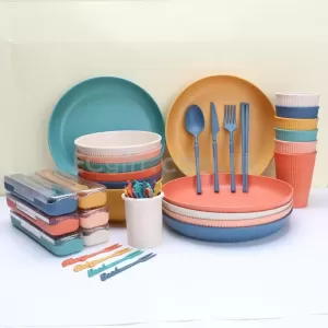 2079 - 環保小麥秸稈餐具套裝（49