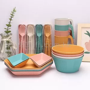 2083 - 環保小麥秸稈餐具套裝