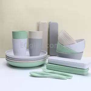 2086 - 環保小麥秸稈餐具套裝