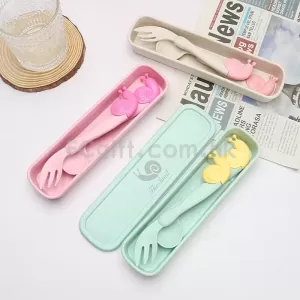 2104 - 環保麥稈兒童便攜餐具