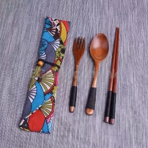 2117 - 和風木質餐具套裝