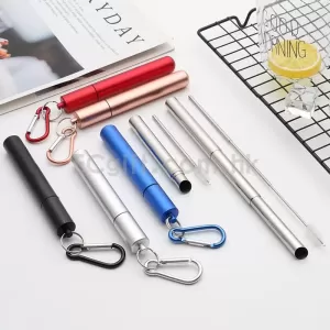 2133 - 登山扣伸縮便攜飲筒套裝