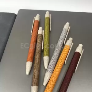 2231 - 環保木紋麥稈筆