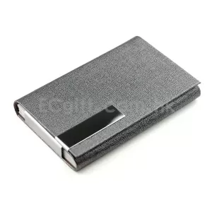 2314 - 不鏽鋼PU皮質咭片夾