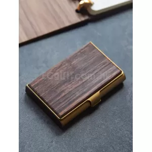 2323 - 木質金屬名片盒