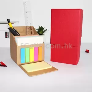 環保翻蓋磁釦便簽盒