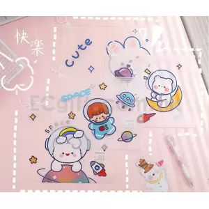 透明卡通文件袋