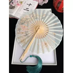 錦鯉摺疊扇