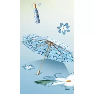 超輕雙面印花晴雨傘