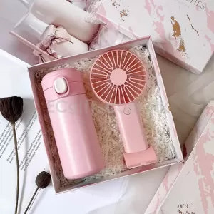 保溫杯+手持風扇禮盒套裝
