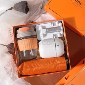 隨身玻璃杯+縮骨遮+加濕器+手機支架/手
