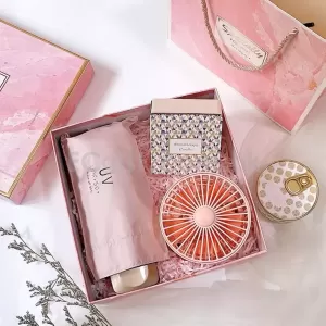 縮骨遮+香薰蠟燭+迷你風扇套裝