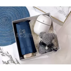 縮骨遮+加濕器+小熊巾/迷你風扇套裝