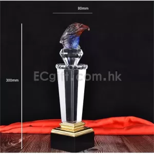 老鷹水晶獎杯