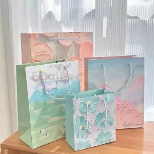 油畫手提禮袋