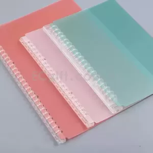 彩色透明活頁夾