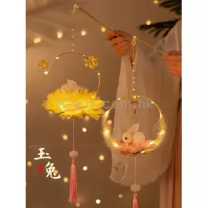 手工玉兔燈籠