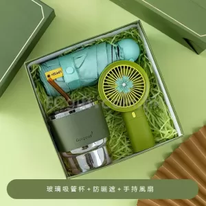 玻璃吸管杯禮盒 套裝