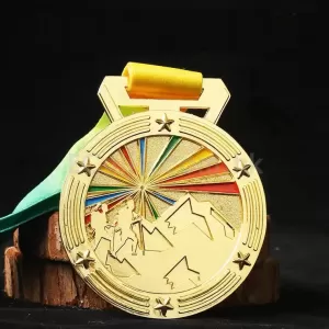 登山金屬獎牌