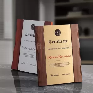 木質獎牌