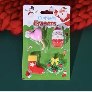 聖誕節擦膠 HK$3.3