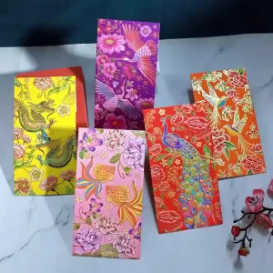 高品質龍鳳3D鐳射浮雕利是封