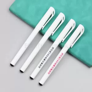 簡約純白廣告筆
