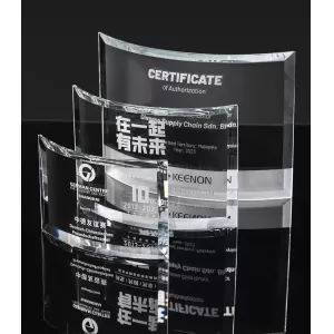 水晶獎盃 榮譽獎牌 HK$69