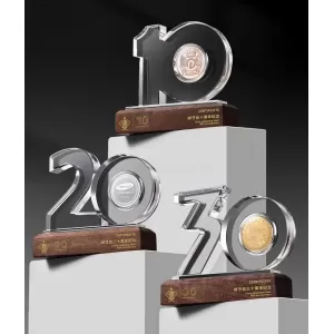 週年紀念幣獎座