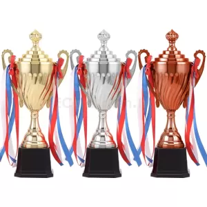 28CM金銀銅金屬獎盃