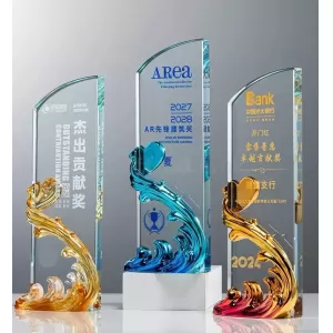 創意海浪樹脂獎杯