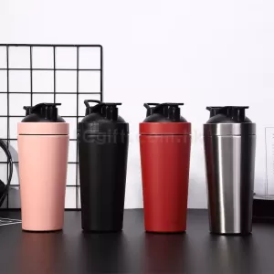 雙層不鏽鋼真空搖搖杯攪拌杯