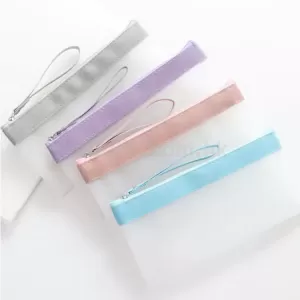 磨砂半透明筆袋文具袋