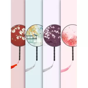 雙面古風扇 HK$18.9