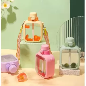 時尚方形吸管杯