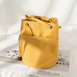 迷你帆布水桶包
