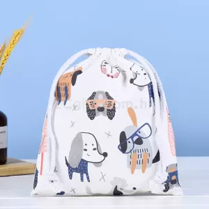 帆布抽繩束口袋
