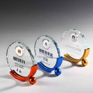 彩色金屬框獎杯