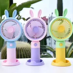 兔耳手機支架風扇